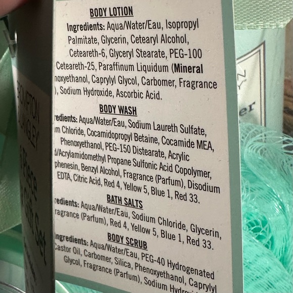 🔥SALE 4/$25 Brompton & Langley Cucumber & Basil 6 Piece Spa Gift, NWT - Picture 6 of 14